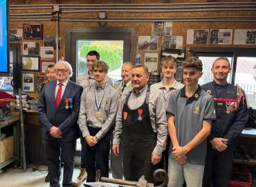 Remise de la Légion d'honneur à Frédéric Andres